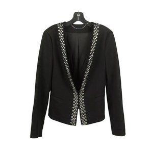 Trina Turk Women's Black Studded Jacket Size 6